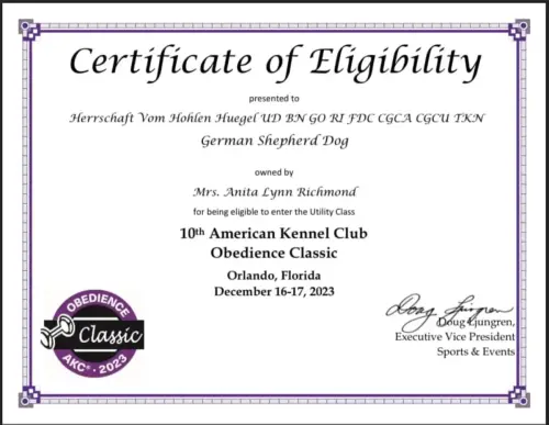 BRAGS Herrschaft awards
