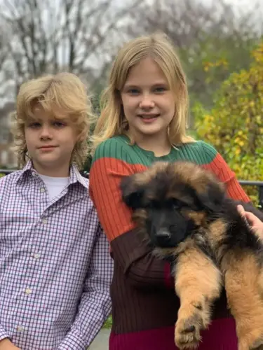 Puppies Green boy with Kids